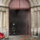 Une église incendiée à Poitiers