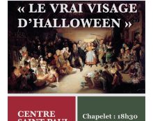 Dernière minute: conférence sur Halloween ce soir au Centre St Paul