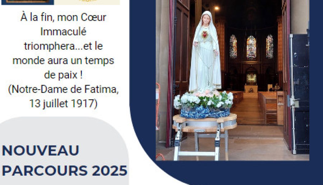 Recevez une Vierge pèlerine en 2025/2026 dans toute la France