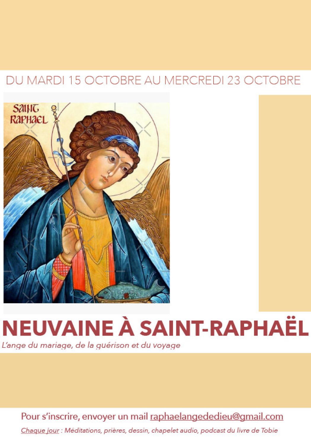 Neuvaine à saint Raphaël archange