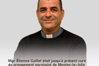 Mgr Étienne Guillet nommé évêque de Saint-Denis-en-France