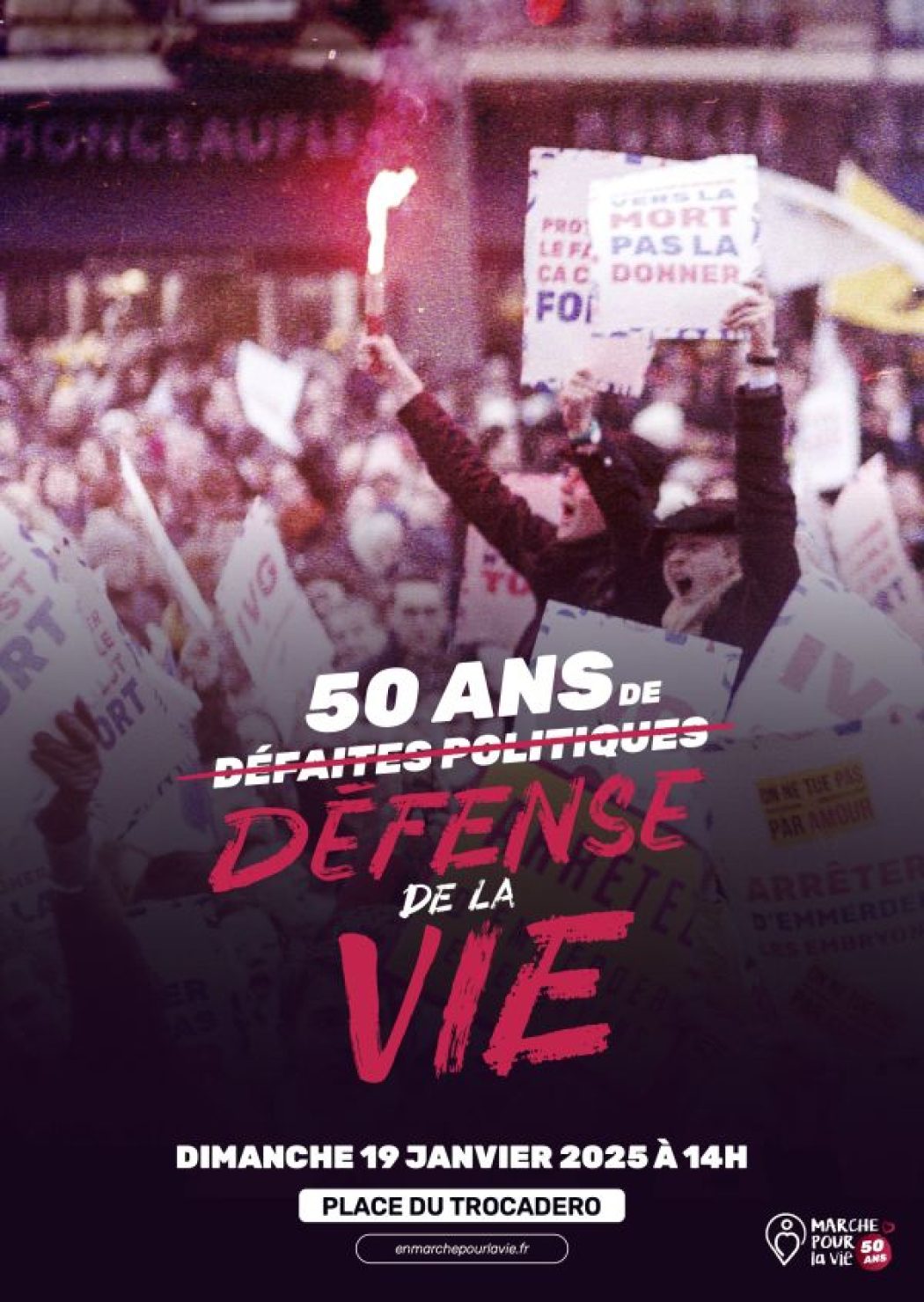 Nous serons dans la rue, à Paris, le dimanche 19 janvier, pour demander une politique respectueuse de la vie