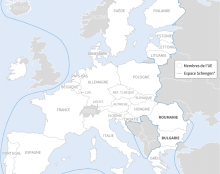 Les frontières de Schengen placées au niveau de la mer Noire