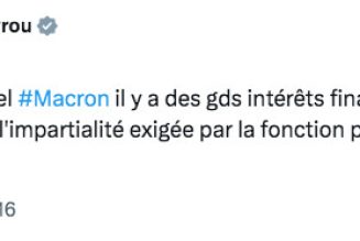 Quand François Bayrou dénonçait les grands intérêts financiers derrière Macron