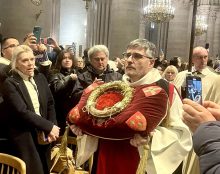 Louis de Bourbon à Notre-Dame de Paris pour le retour de la couronne d’épines