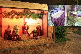 Gare de Metz (57) : la crèche de Noël vandalisée par deux individus, la Vierge Marie et saint Joseph décapités