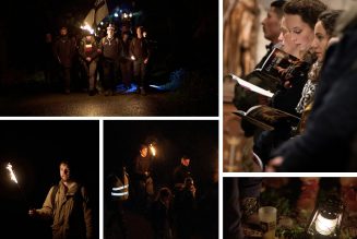 Succès de la marche nocturne de la jeunesse catholique bretonne