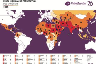 Résultats 2025 de l’Index Mondial de Persécution des Chrétiens : 380 millions de chrétiens confrontés à la persécution