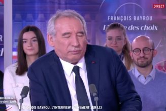 François Bayrou hostile à l’euthanasie : “Je crois à la vie”