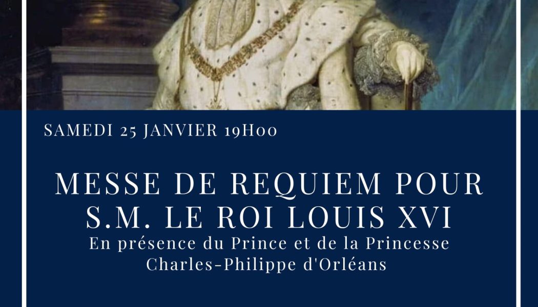 Messe de Requiem pour Louis XVI et les victimes de la Révolution française