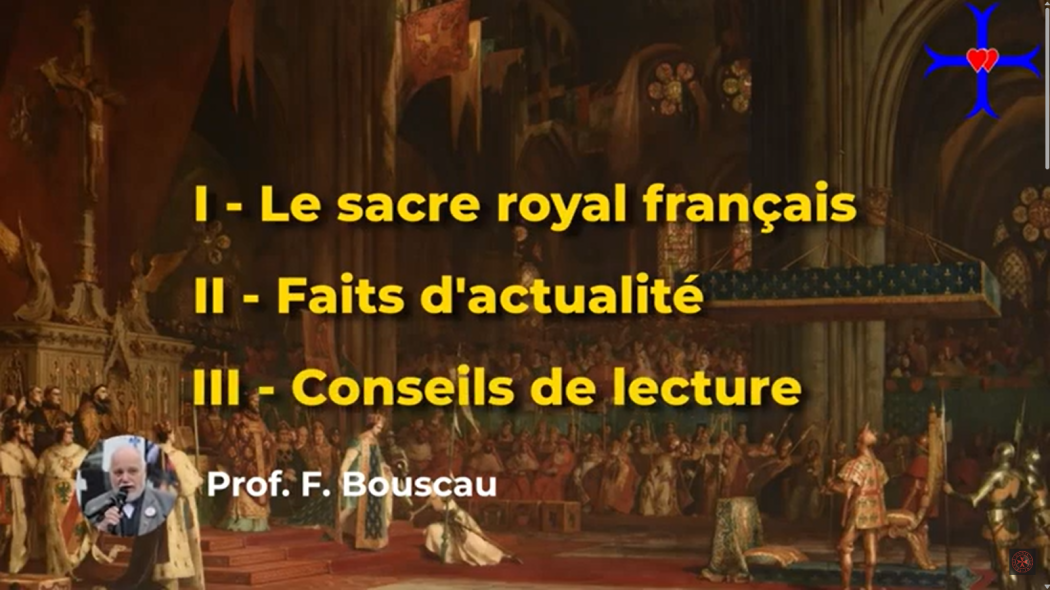 Le Sacre royal français, par le Pr. Franck Bouscau