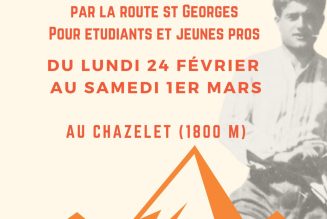 Il reste quelques places d’hommes pour le camp Pier Giorgio