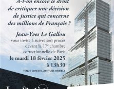 Jean-Yves Le Gallou nous invite à son procès le 18 février