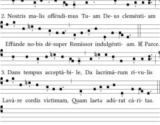 Notre supplication à Dieu : Parce Domine