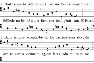 Notre supplication à Dieu : Parce Domine