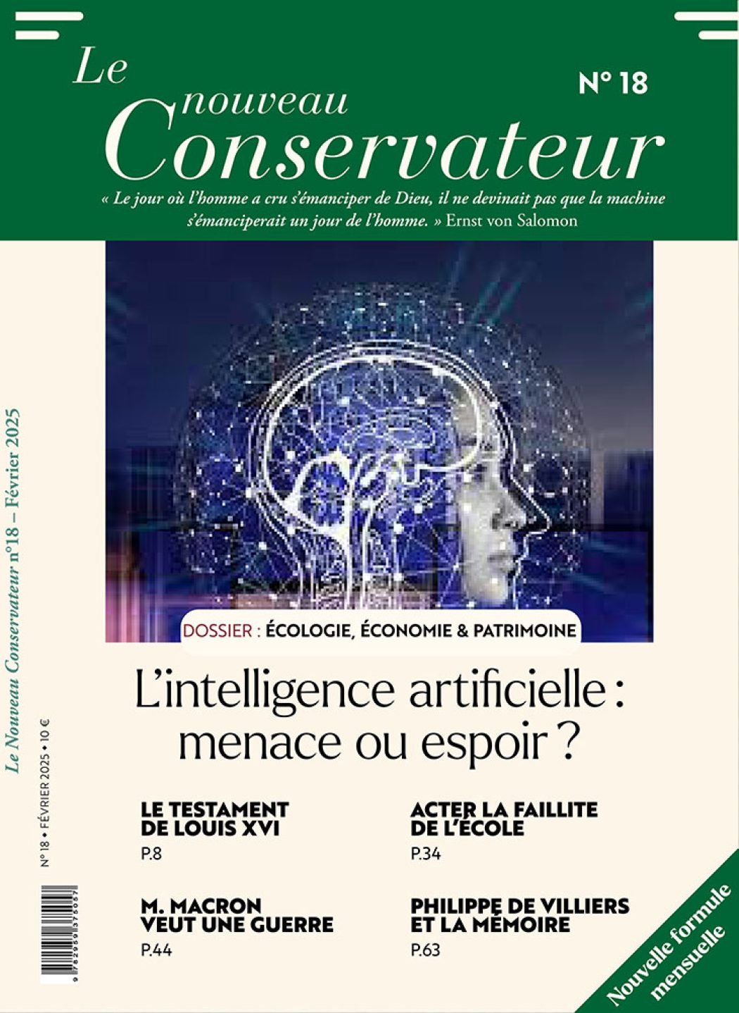 L’intelligence artificielle : menace ou espoir ?