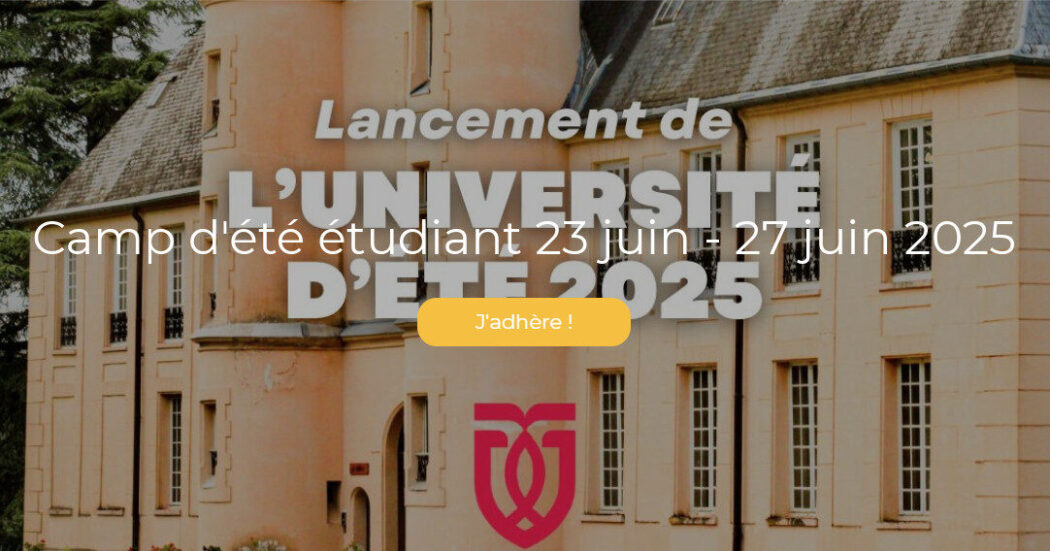 Ichtus organise un camp pour les jeunes entre 18 et 25 ans fin juin
