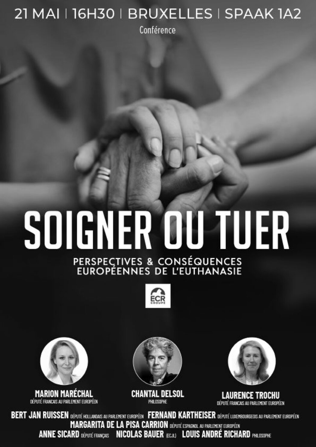 21 mai: conférence sur l’euthanasie à Bruxelles