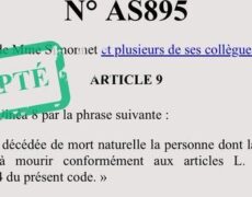 Loi sur l’euthanasie : Tuer est une mort naturelle !