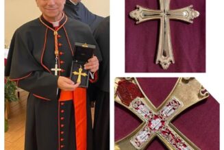 La croix pectorale de Léon XIV
