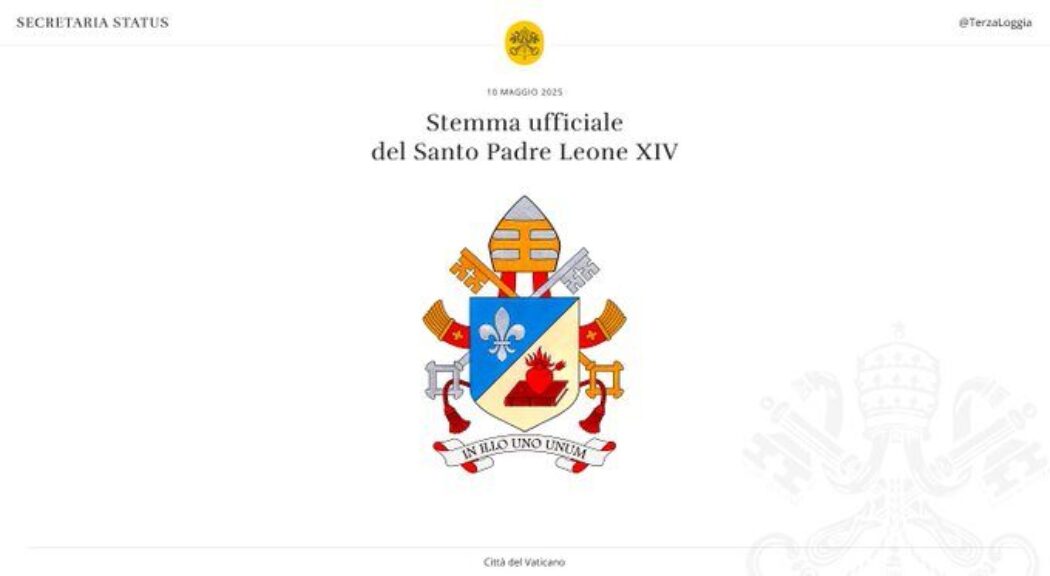 Les armoiries officielles du Saint-Père Léon XIV