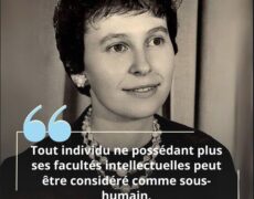 Odette Thibault, cofondatrice de l’ADMD: «Tout individu ne possédant plus ses facultés peut être considéré dans un état sous-humain ou infra-humain»