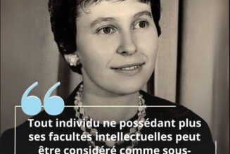 Odette Thibault, cofondatrice de l’ADMD: «Tout individu ne possédant plus ses facultés peut être considéré dans un état sous-humain ou infra-humain»