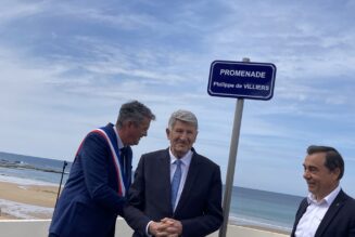 La Promenade « Philippe de Villiers » inaugurée aux Sables-d’Olonne