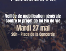 27 mai : Veillée contre le projet de loi Fin de vie
