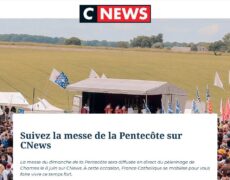La messe de Pentecôte du pèlerinage de Chartres en direct sur CNews