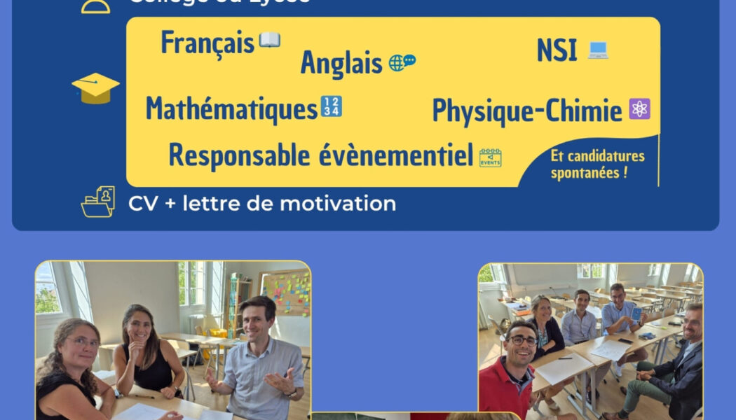 L’Académie Musicale de Liesse recrute des professeurs de collège et de lycée