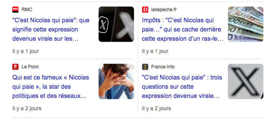 Qui est ce fameux « Nicolas qui paie » ?