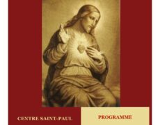 Conférence sur le Sacré-Coeur ce soir au Centre Saint-Paul
