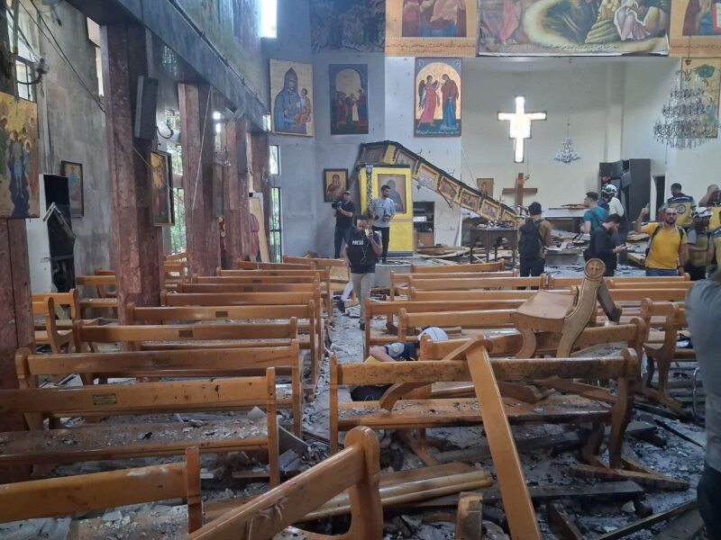 Fusillade dans une église orthodoxe en Syrie