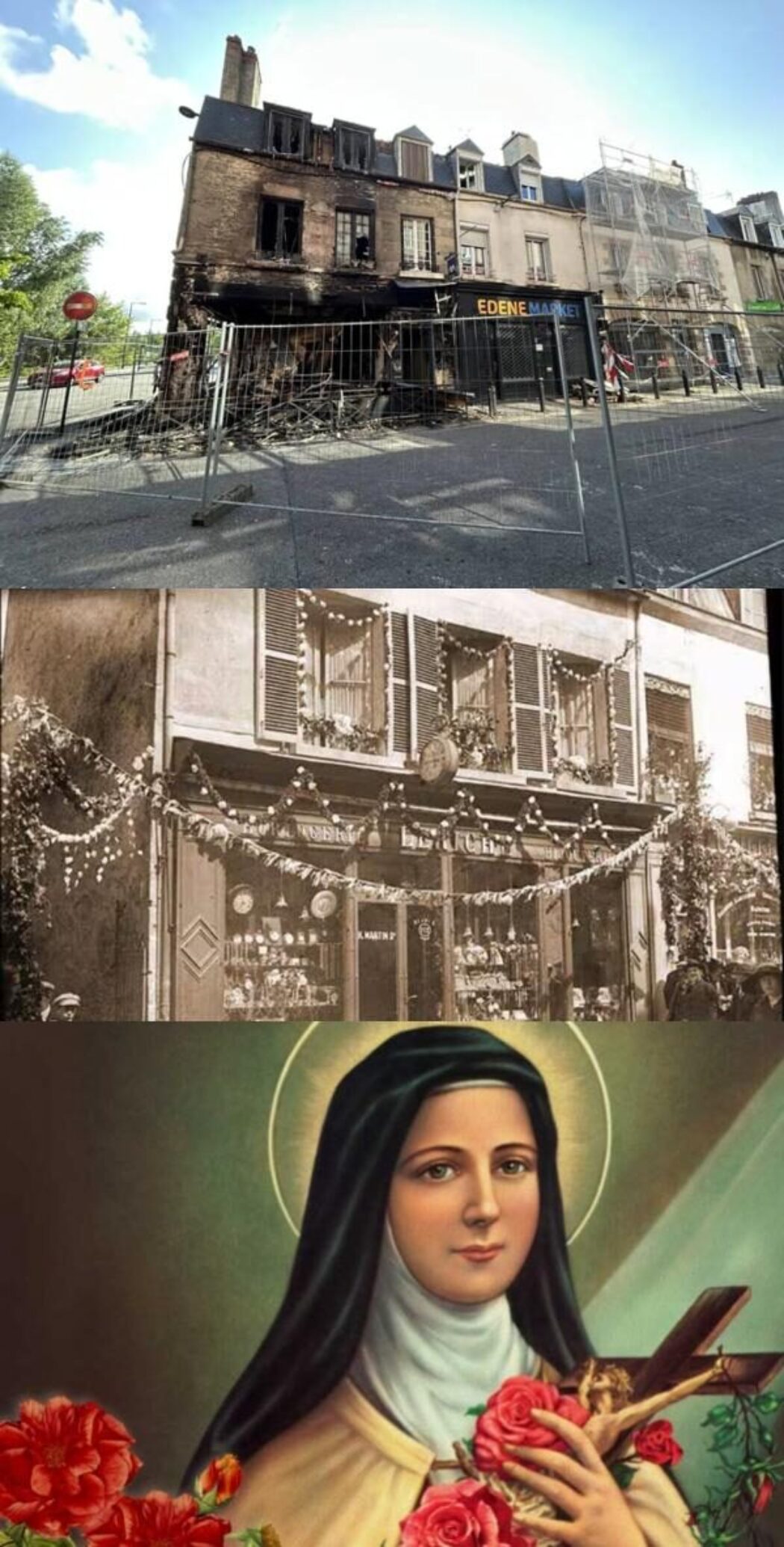 Alençon (61) : la maison historique du père de sainte Thérèse incendiée après la victoire du PSG
