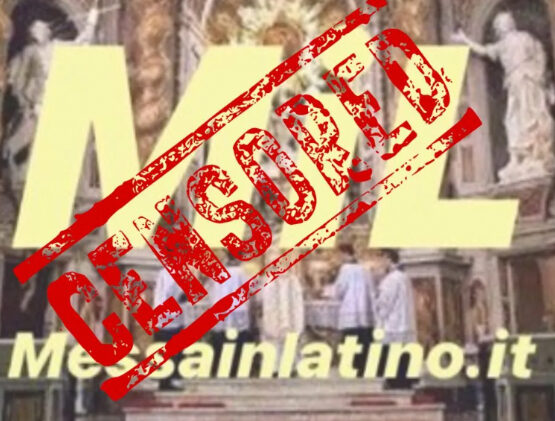 Fin de la censure du blog « Messa in Latino »