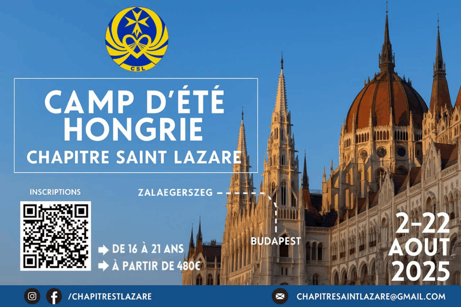 Camp itinérant en Hongrie avec le Chapitre Saint Lazare
