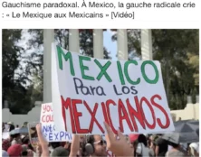 Au Mexique, la gauche en colère contre… l’immigration