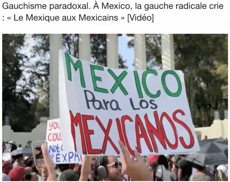 Au Mexique, la gauche en colère contre… l’immigration