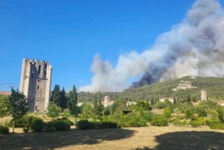 Incendie près de Lagrasse