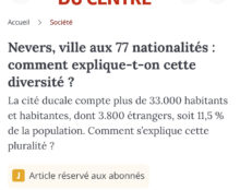 Nevers, la ville aux 77 nationalités
