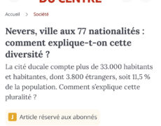 Nevers, la ville aux 77 nationalités