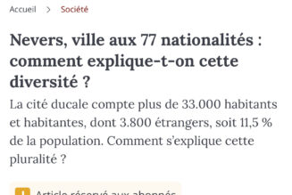Nevers, la ville aux 77 nationalités