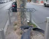 Nice : la croix du boulevard de la Madeleine arrachée