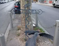 Nice : la croix du boulevard de la Madeleine arrachée