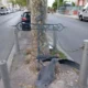 Nice : la croix du boulevard de la Madeleine arrachée