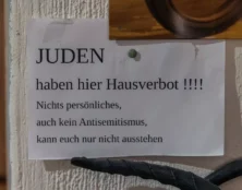 L’antisémitisme revendiqué