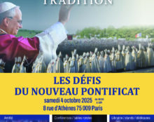 4 octobre : Les défis du nouveau pontificat