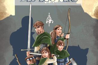 « La Légende des Écuyers », le nouveau roman graphique de Gabillustre, graphiste et illustrateur catholique.
