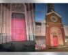 Lille : l’église Saint Pierre Saint Paul taguée avec l’inscription « 10/09 CHARGEZ »
